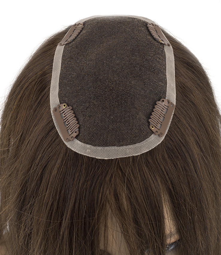 Hair Topper - #4 Chocolate Brown