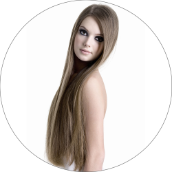 #10 Lichtbruin, 60cm, 50g, Tape Extensions, Double drawn