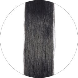 #1 Zwart, 50 cm, Injection, Double drawn Tape Extensions