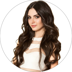 #2 Donkerbruin, 40 cm, Clip-in Extensions