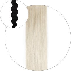 #6001 Extra lichtblond, 50 cm, Body Wave Tape Extensions