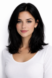 #1 Zwart, 40cm, 50g , Tape Extensions, Double drawn