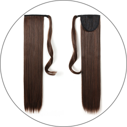 #12 Donkerblond, 50 cm, Natural wave Ponytail