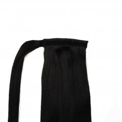 #1 Zwart, 60cm, 100g, Ponytail
