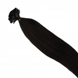 #1 Zwart, 60cm, 50g, Bondings, Single drawn