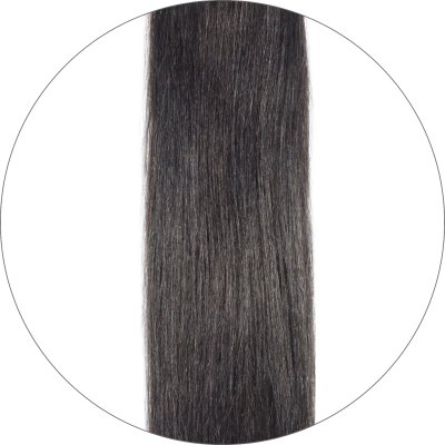 #1B Zwartbruin, 70cm, 70g , Seamless, Tape Extensions, Single drawn