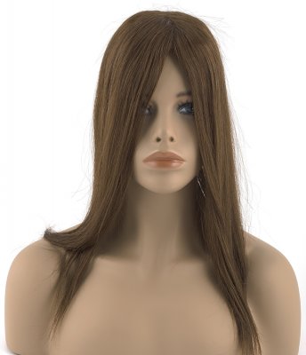 #6 Middelbruin, 40cm, 60g, Top Piece